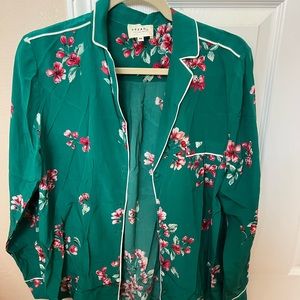 Silk Pajama Style Shirt